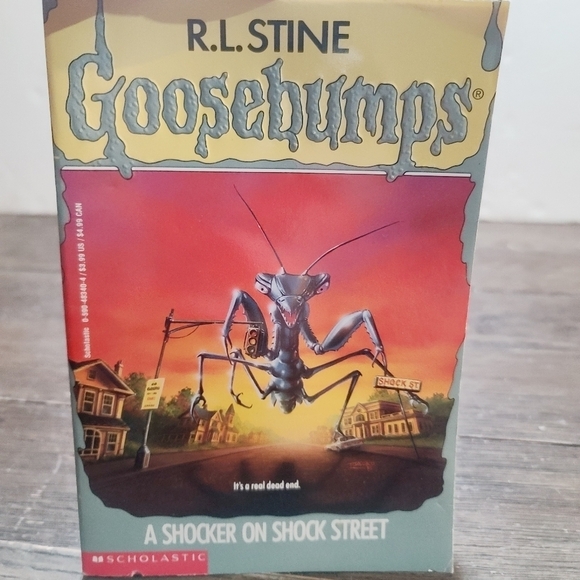Vintage 90s 1995 Goosebumps #35 A Shocker on Shock Street R.L. Stine Scholastic - Picture 1 of 7
